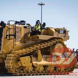  Bulldozer and excavator